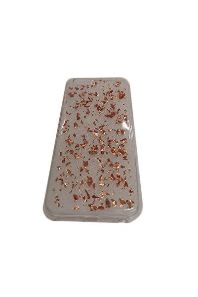 Atlas Husa APPLE iPhone 6/6S - Metal Flakes (Roz-Auriu)