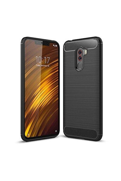 Atlas Husa Pentru XIAOMI Pocophone F1 - Luxury Carbon TSS, Negru