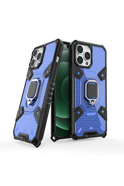 Atlas Husa pentru APPLE iPhone 13 Pro Max - Capsule Ring (Bleumarin)