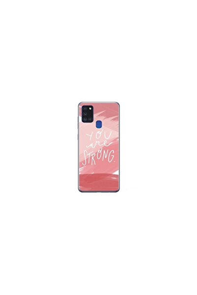Atlas Εξατομικευμένη θήκη τύπου Samsung Galaxy A21S, You are Strong, , S1D1M0275