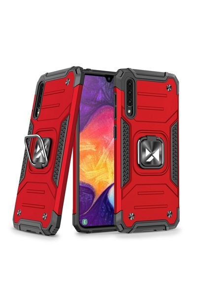 Atlas Husa SAMSUNG Galaxy A50 \ A50s \ A30s - Ring Armor (Rosu) Wozinsky