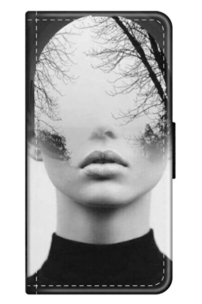 Atlas Husa personalizata tip carte Apple iPhone 11, Abstract Lady, , S1D1M0066