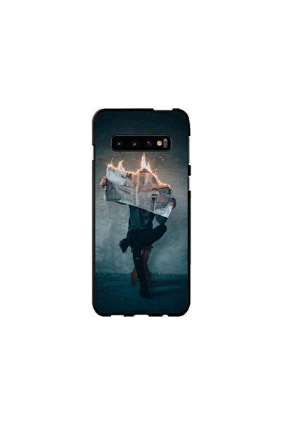 Atlas Εξατομικευμένη θήκη Samsung Galaxy S10, Burn the News, , S1D1M0345