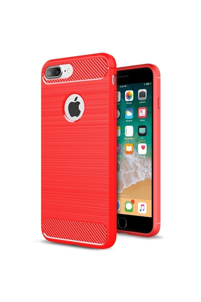 Atlas Husa APPLE iPhone 7 \ 8 - Carbon (Rosu) FORCELL