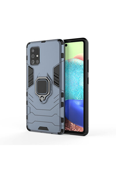 Atlas Husa SAMSUNG Galaxy A71 (5G) - Ring Armor (Bleumarin)