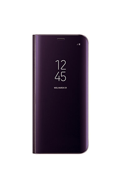 Atlas Husa SAMSUNG Galaxy A21s - Διαφανές πορτοφόλι με πτυσσόμενο κάλυμμα (Μω...