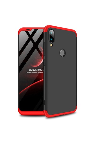 Atlas Husa XIAOMI Mi Play - GKK 360 Full Cover (Negru/Rosu)