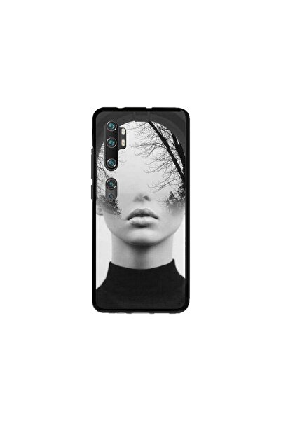 Atlas Husa personalizata tip carcasa Xiaomi Mi Note 10, Abstract Lady, , S1D1...