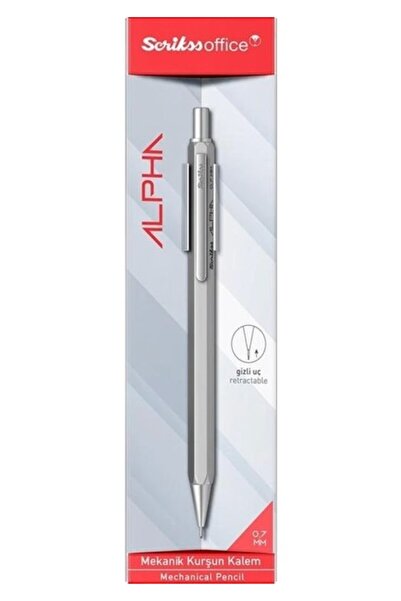 Scrikss Alpha Versatil Kalem 0.7 Şeffaf Ambalaj Gri