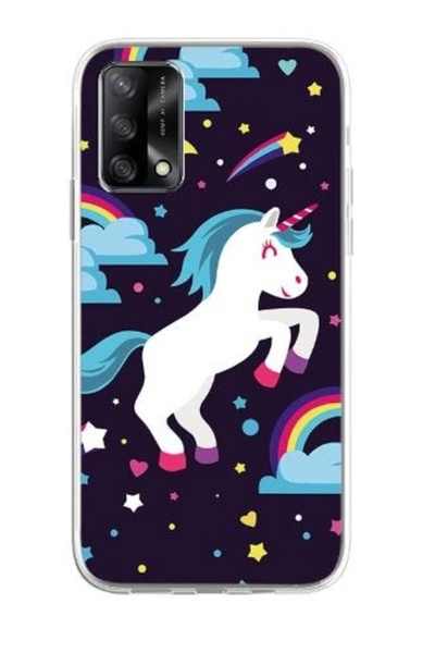 Atlas Μαλακή θήκη από σιλικόνη, συμβατή με Oppo A55 5G, Unicorn