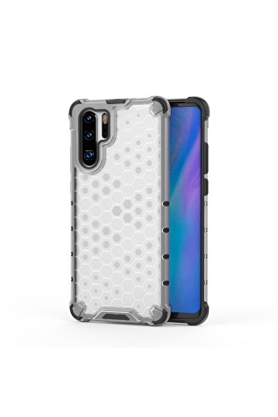 Atlas Husa HUAWEI P30 Pro - Πολυτελής θήκη Honeycomb Armor TSS, διαφανής