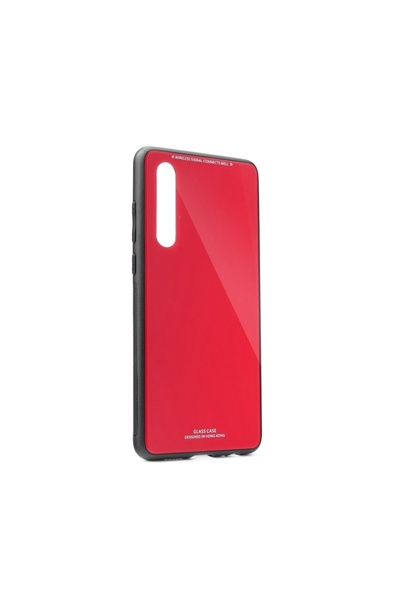 Atlas Θήκη HUAWEI P30 - Luxury Glass TSS, Κόκκινο