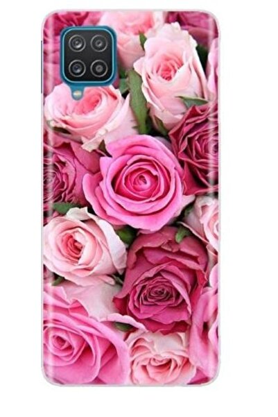 Atlas Μαλακή θήκη από σιλικόνη, συμβατή με Samsung A22 5G, ροζ τριαντάφυλλα