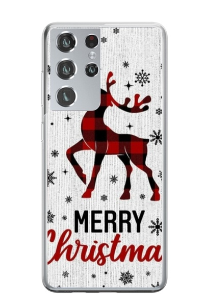 Atlas Προσωποποιημένη θήκη Samsung Galaxy S22 Ultra, Merry Christmas Reindeer...