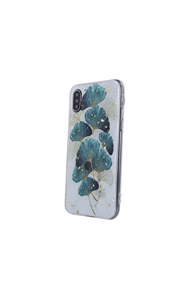 Atlas Husa pentru XIAOMI Redmi 9A - Gold Glam (Frunze)