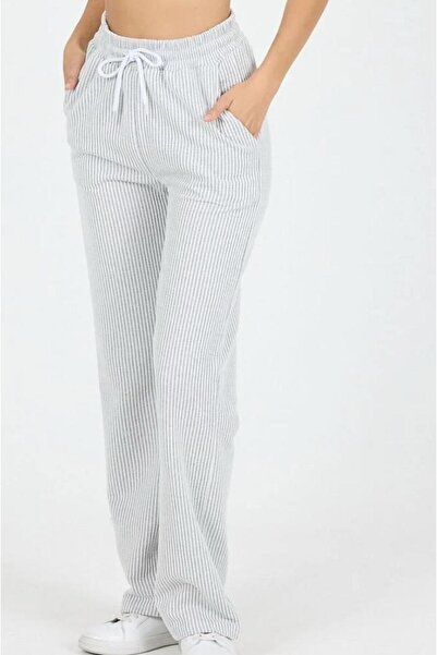 Genel Markalar Çizgili su yol pijama pantolon