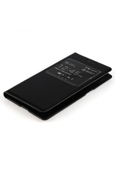 Atlas Husa SONY Xperia E5 - Flip Cover (Negru)
