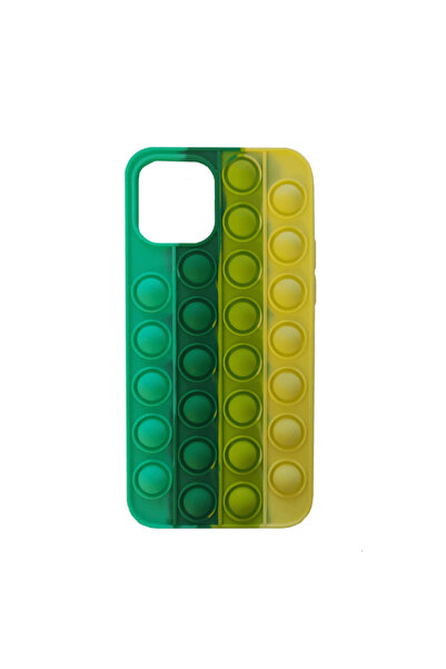 Atlas Husa pentru APPLE iPhone 12 Pro Max - Pop-It (Multicolor Verde)