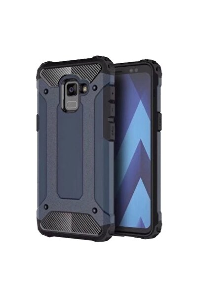 Atlas Husa SAMSUNG Galaxy A5 2018 \ A8 2018 - TPU Luxury Armor TSS, Bleumarin