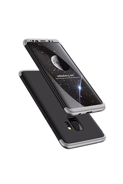 Atlas Husa SAMSUNG Galaxy S9 Plus - 360 Grade (Negru cu Argintiu)