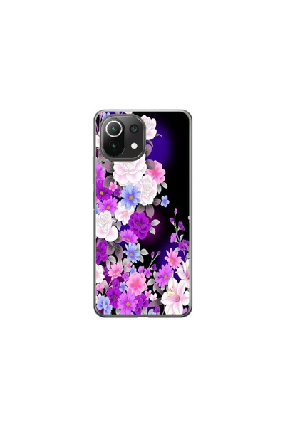 Atlas Husa personalizata tip carcasa Xiaomi Mi 11 Lite, Flowers 3, , S1D1M0039