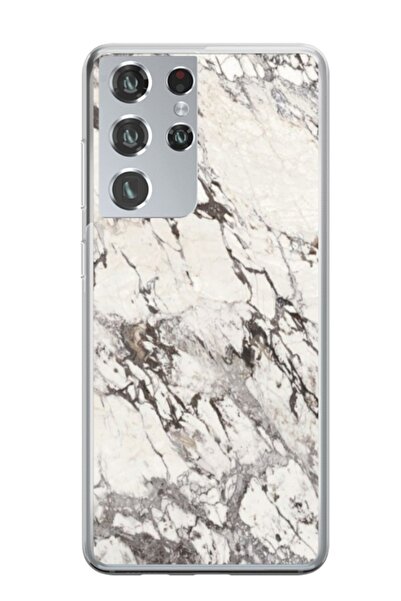 Atlas Husa personalizata tip carcasa Samsung Galaxy S22 Ultra, White Marble, , S1D1M0325