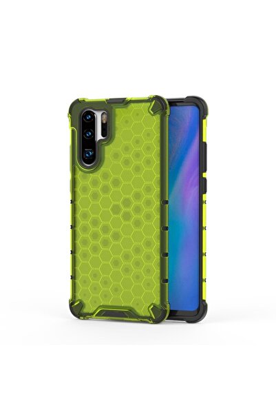 Atlas Huawei P30 Pro - Πολυτελής θήκη Honeycomb Armour TSS, πράσινη