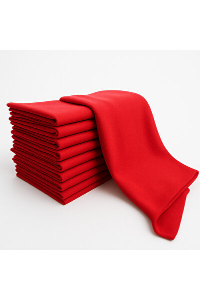 akyıldız iş elbiseleri Original Red Polar Shawl 10 Pieces Cafe, Restaurant, Hotel Shawl Shoulder Shawl Shoulder Scarf