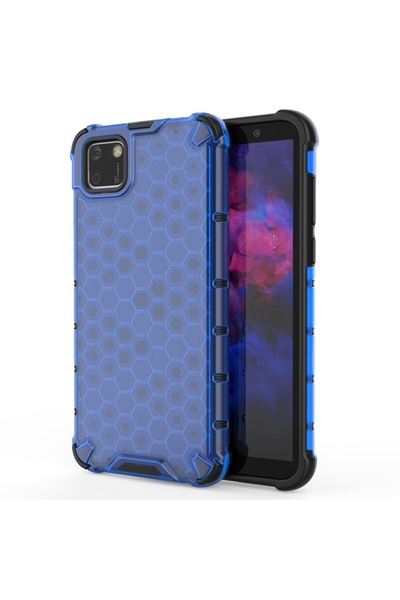 Atlas Husa HUAWEI Y5p - Gel TPU Honeycomb Armor (Albastru)