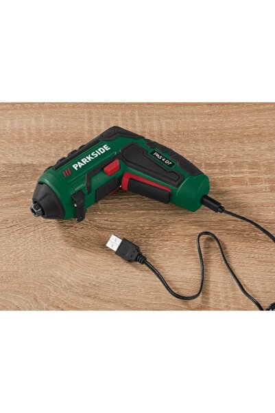 PARKSIDE Surubelnita Electrica 4V 1500mAH, 15 bituri, 10NM, turatie in gol de 200 min, cablu USB-C