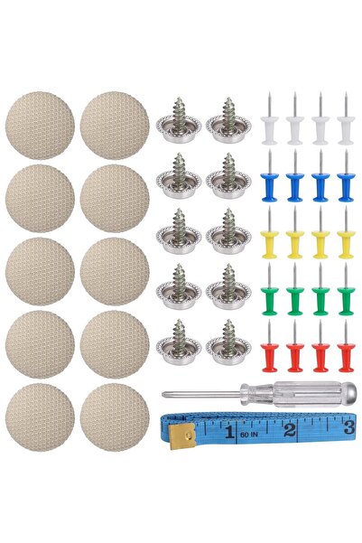 OEM Kit 65 Caps, for Car Roof Repair with Screwdriver and Measuring Tape, Compatible with Audi