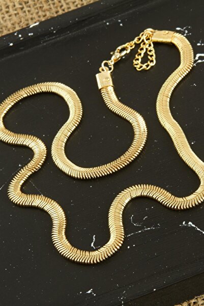 ZERO LAND Cobra Italian Chain Necklace 45 cm
