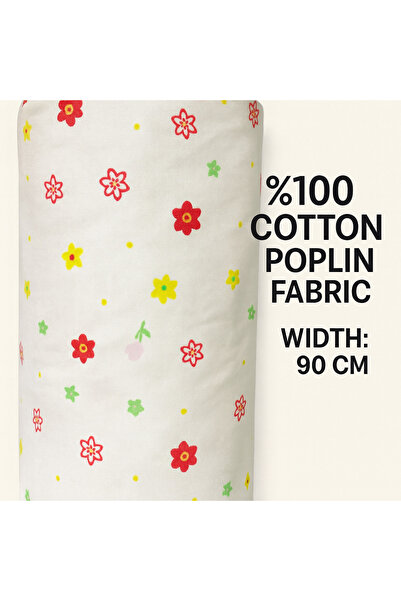 MEKİK MANİFATURA 100% бавовняна поплінова тканина шириною 90 см для шиття та ...