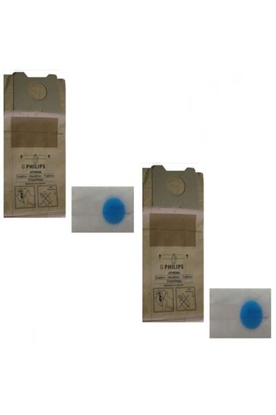 Ürkmez Ticaret Sac de praf din hârtie Athena Triathlon 10 bucăți + filtru