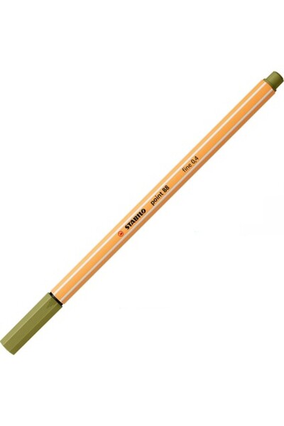 Stabilo Point 88 Ince Uçlu Keçeli Kalem 0,4 mm Yosun Yeşili