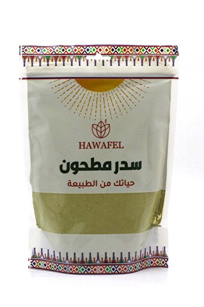 HAWAFEL سدر محلي مطحون للشعر 250 جرام