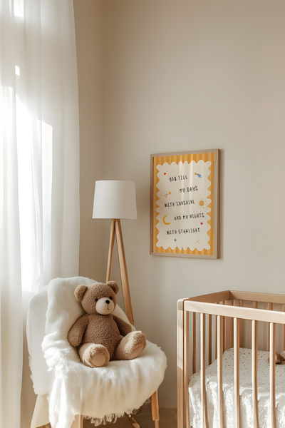 Home Günlerimi Dolduruyorsun, Bebek Odası Dekoru Çocuk Odası Dekoru, Çerçevesiz Poster seti, Oyun Odası