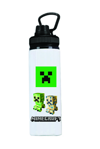 DKDZ SHOP Minecrafttt Baskılı Metal Suluk 850ml.