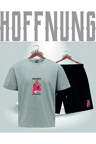 HOFFNUNG Full Shorts My New Print Rust Color Suit