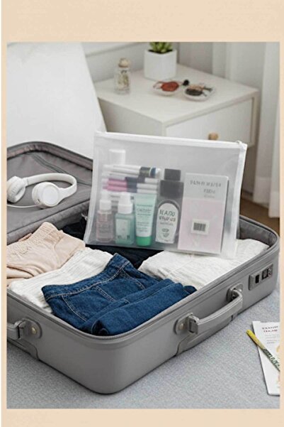 RevuBaby Şeffaf Fermuarlı Saklama Çantası Puzzle Çantası Organizatör Torbası Oyuncak Sepeti 10 ADET