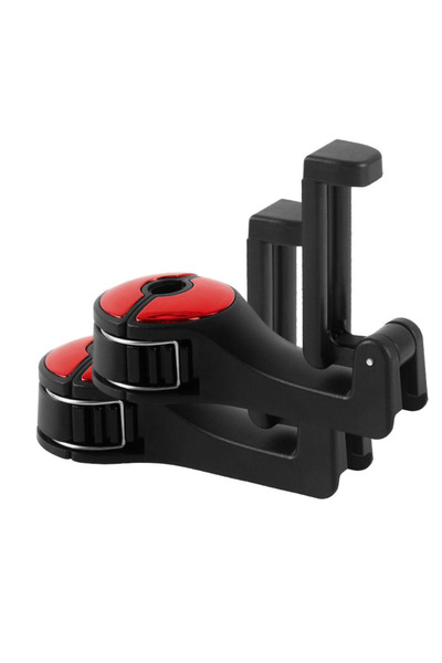 APF Set de 2 cârlige pentru tetiera auto, suport telefon sau bagaje, 4 culori...