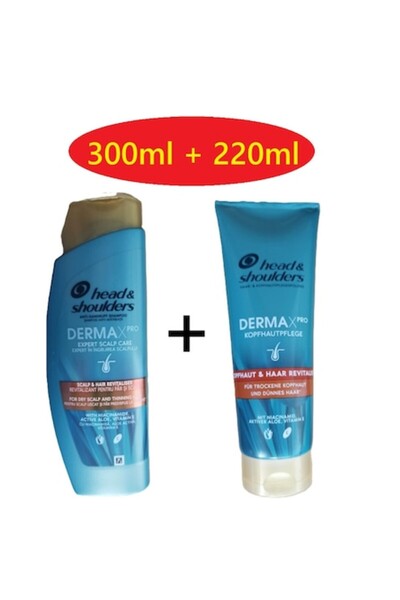 Head&Shoulders Set revitalizant Head & Shoulders DermaX Pro, sampon 300 ml + balsam 220 ml