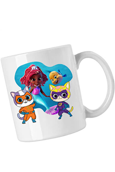 OEM Super Kittens Mug Glitter Ariel The Little Mermaid