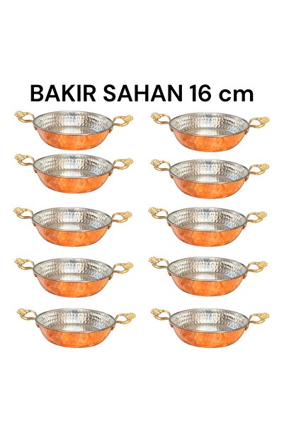 BARITCIOGLU Copper Egg Omelette Menemen Pans 16 cm X 10 Pieces