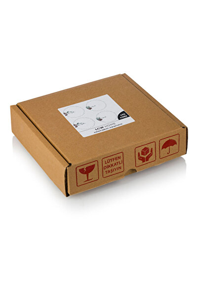 LC Waikiki Timeless Recommendations from Timeless Store |   Flower Patterned Ceramic Cake Plate Set of 4 19 cm