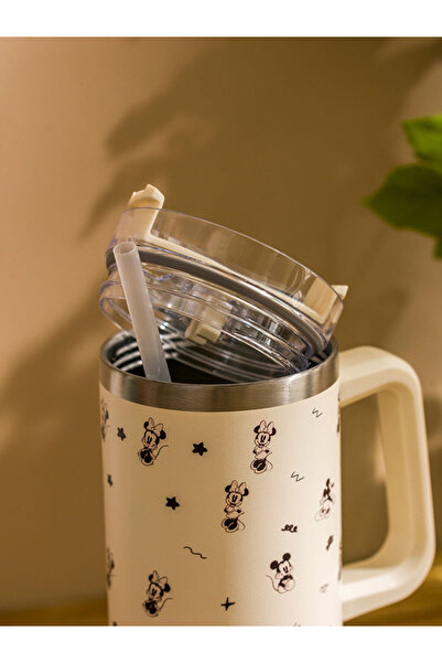 LC Waikiki UZG Store'dan Stilinizi Oluşturun | Minnie Mouse Baskılı Çelik Termos Bardak 900 ML