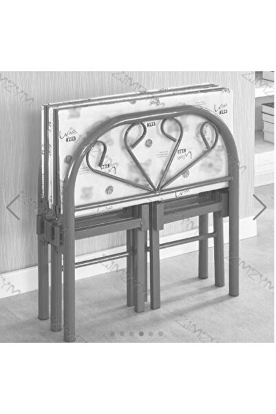 smart home Single children's bed with foldable and adjustable protection barriers, heavy duty, 150x70x30cm