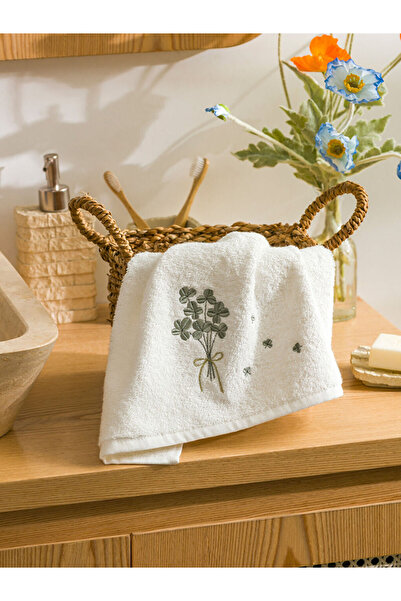 LC Waikiki Quality Parts from Celebi Store |   Embroidered Cotton Face Towel 50X80 cm