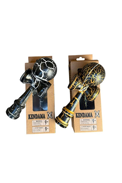 OEM Kendama 18 cm din lemn cu design crapat urban – ambalaj individual premiu...