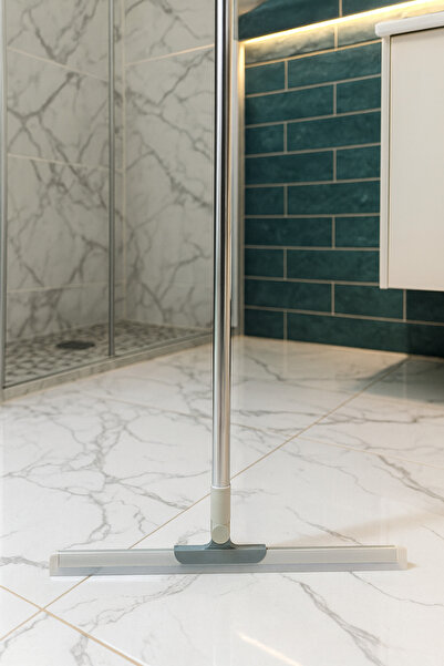 Single Mega Boy Profesyonel Tüm Yüzeylere Uygun Silecek Çek Çek Mop Teleskopik Uzayabilen Sap